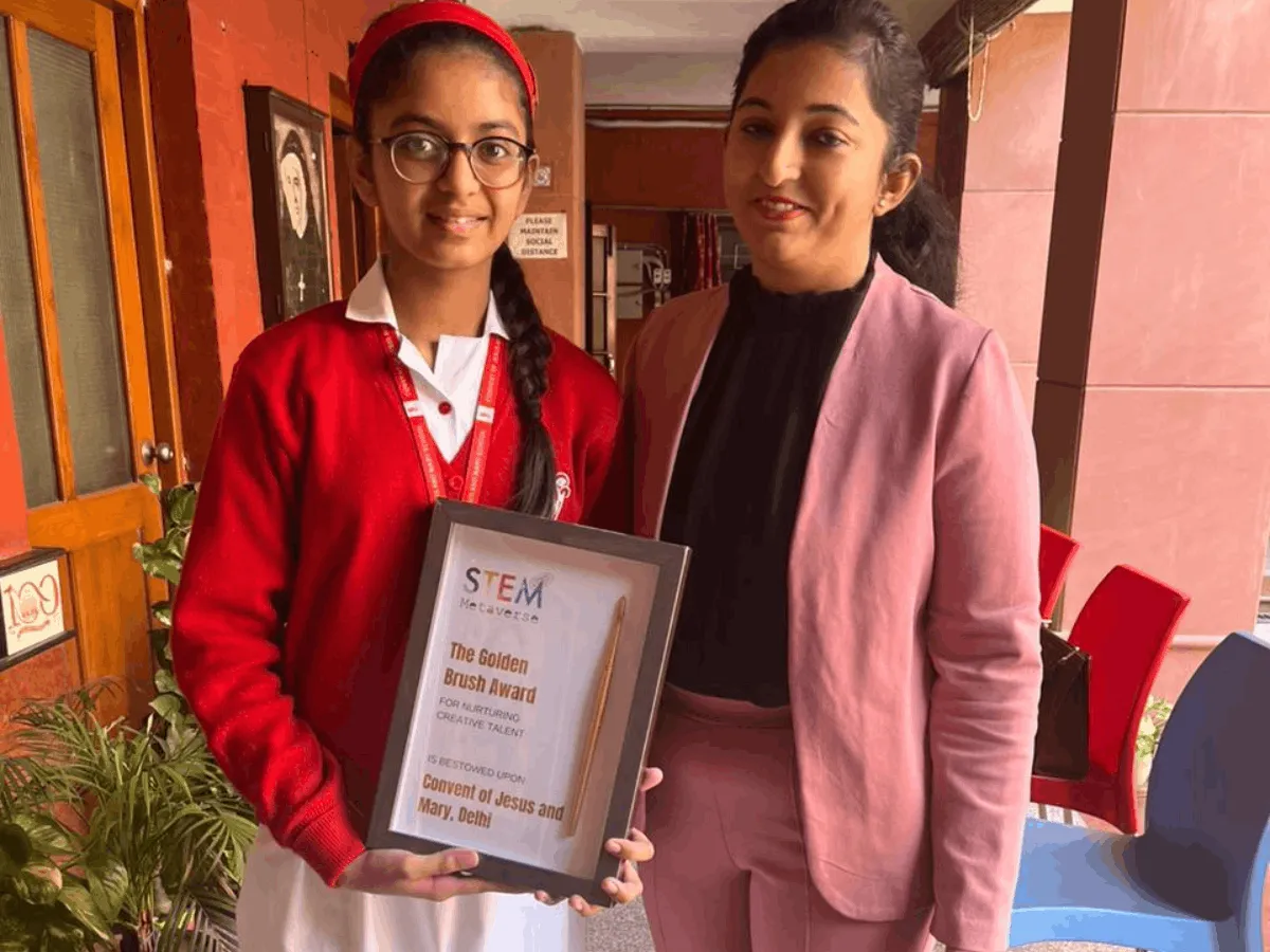 Student project from Convent of Jesus and Mary, New Delhi